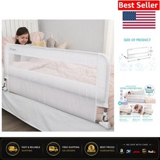 Safety 54 Extra Long Toddler Bed Rail Guard - Reinforced Safety System