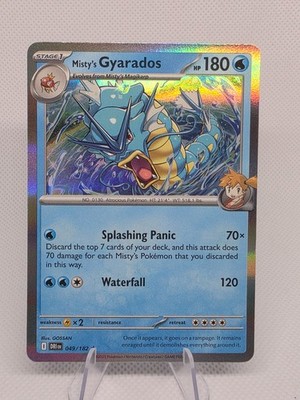 Misty's Gyarados 049/182 Rare Destined Rivals Pokemon Holo Near Mint