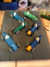 DINKY TOY 6 DINKY RACE CARS NEAR MINT TO MINT UNBOXED