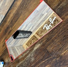 Vintage RAY BAN Shop Display wall Mirror 19 1/4" x 7 5/8", RARE AND HARD TO FIND