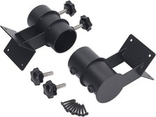 2x Patio Umbrella Side Holder Clamp Mount Bracket For Deck Railing Balcony Beach