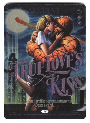 True Love s Kiss Marvel #2612 (NM) (Foil) (R) (SLD) Magic MTG