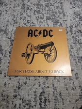 AC/DC - For Those About To Rock - LP, Masterdisk, 1981 Atlantic, SD 11111 