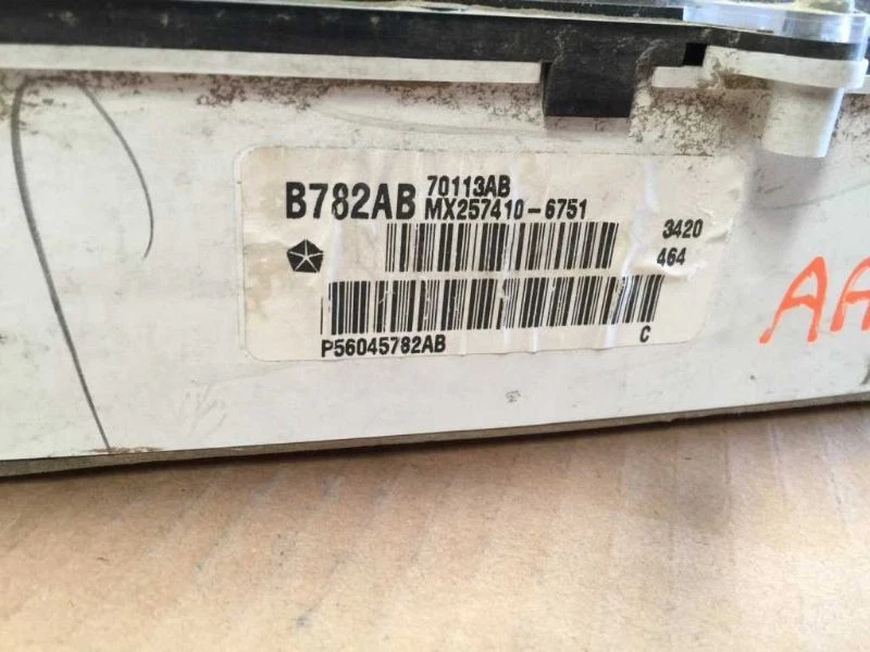 00 01 Dodge Ram 3500 cabina simple 8,0 L V10 97 k! CLUSTER VELOCÍMETRO AT MPH Foto 4 de 4