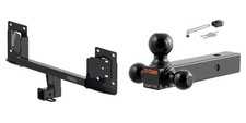 CURT Trailer Hitch 2in Receiver Ball Mount w/ Hitch Lock for 2017-2023 Tesla 3