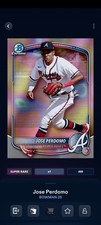 Topps Bunt 25 - Bowman 25 Jose Perdomo Refractor Prospect Super Rare DIGITAL