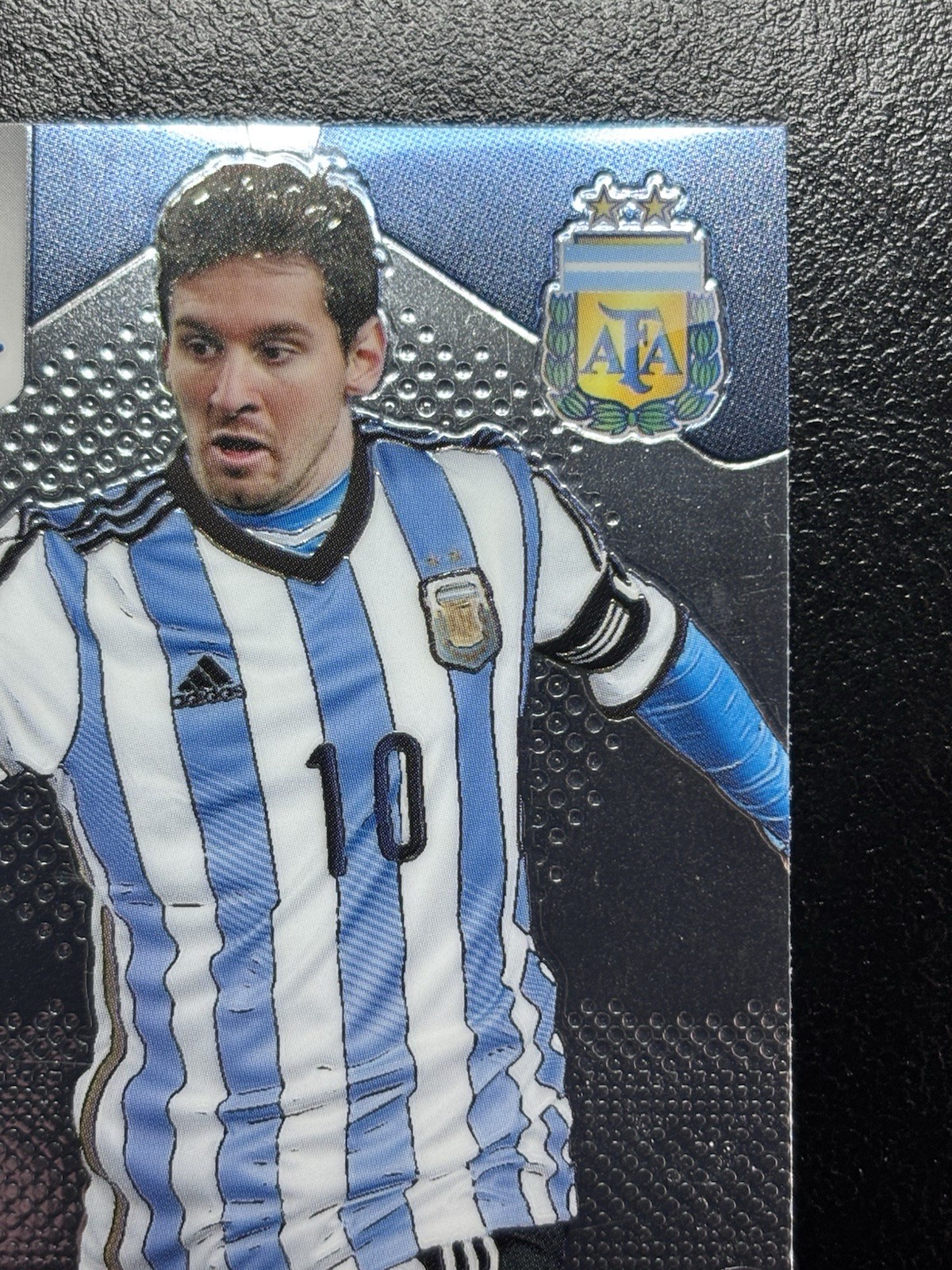 2014 Panini Prizm World Cup Lionel Messi #12 - - Card Has Crease - - See Photos view 6