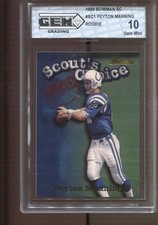 10 Best Peyton Manning Rookie Cards of All-Time 30