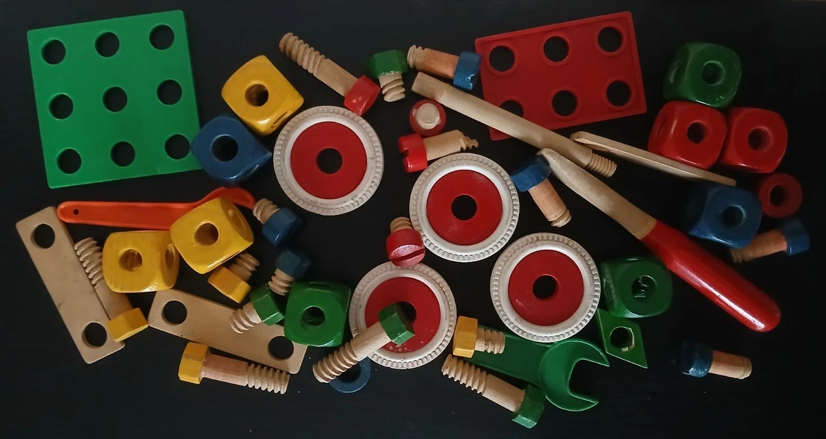 Jeu De Construction Vintage Années 1950 - Complet - Occasion Collection