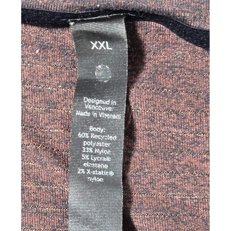 Camisa Lululemon Para Hombre 2XL Granate Manga Suave Pullover Elastizada Gimnasio Informal Foto 4 de 4