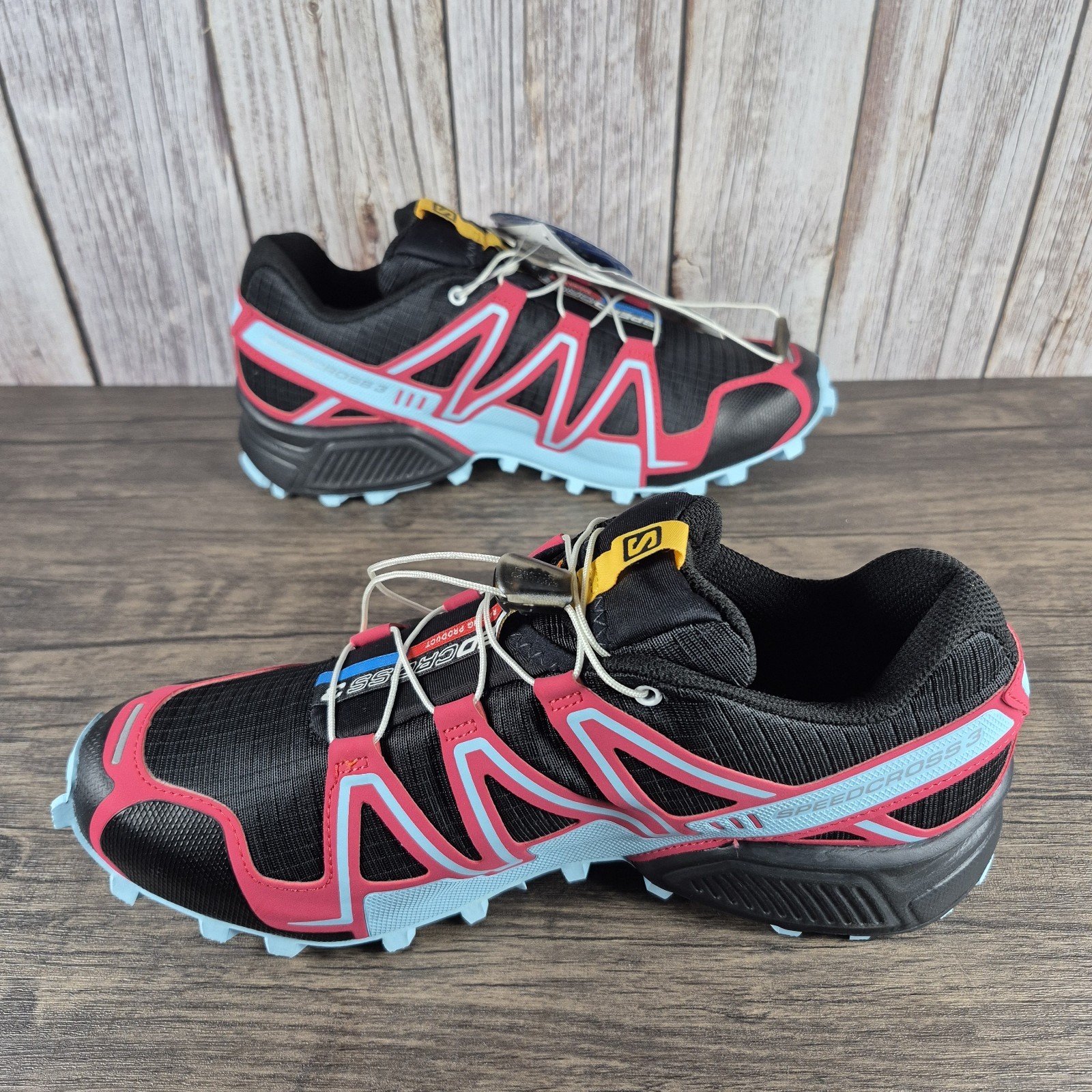 Scarpe da trail running Salomon Speedcross 3 CS donna taglia 9 5 nere rosa loto aria