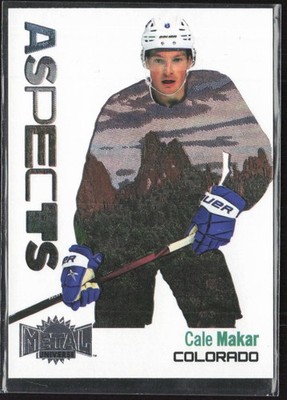 2022-23 SkyBox Metal Universe #A-15 Cale Makar Aspects Colorado Avalanche (C2)