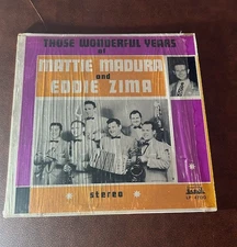 Eddie Zima/ Mattie Madura- Those Wonderful Years Vintage Polka 2xLP Vinyl 12''