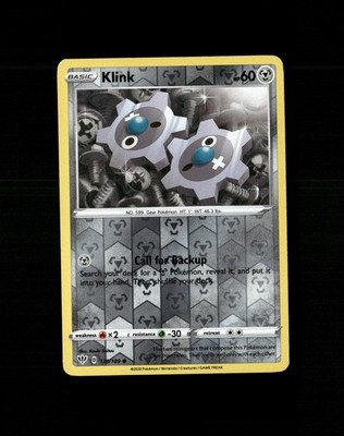 Klink 125/189 Common Darkness Ablaze Pokemon Reverse Holo Near Mint D-4