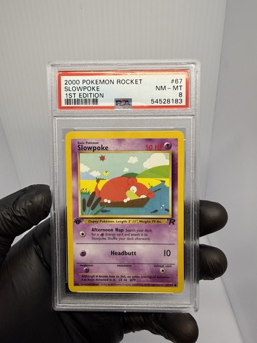 Slowpoke (1st Edition) graded PSA 8 for sale on eBay