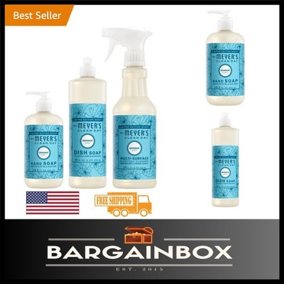 Elegant Dewdrop Kitchen Essentials: Eco-Friendly Hand Soap, Dish Soap & Cleaner