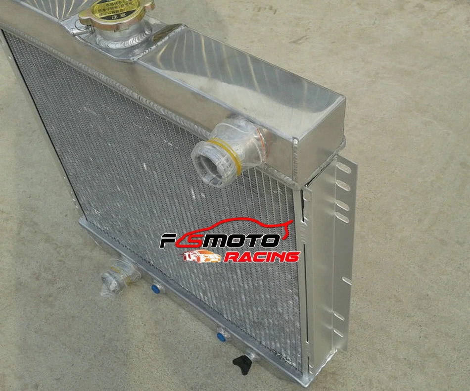 Radiador de aluminio + ventilador para Ford Maverick/Fairlane Mustang Comet Cougar 1969-1973 Foto 4 de 4