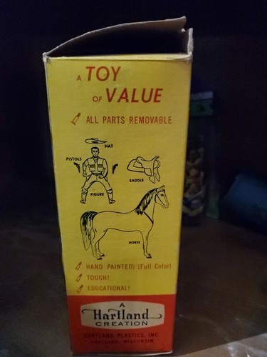Figura y caballo Hartland Western Wyatt Earp Hugh O'Brian de 1950 con caja #809 - Imagen 22 de 22