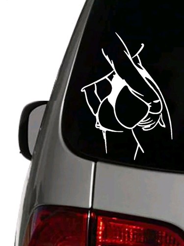 Reflective Car Sexy Girl Vinyl Decal Body Window Beauty Girl Sticker Accessories - Picture 11 of 11