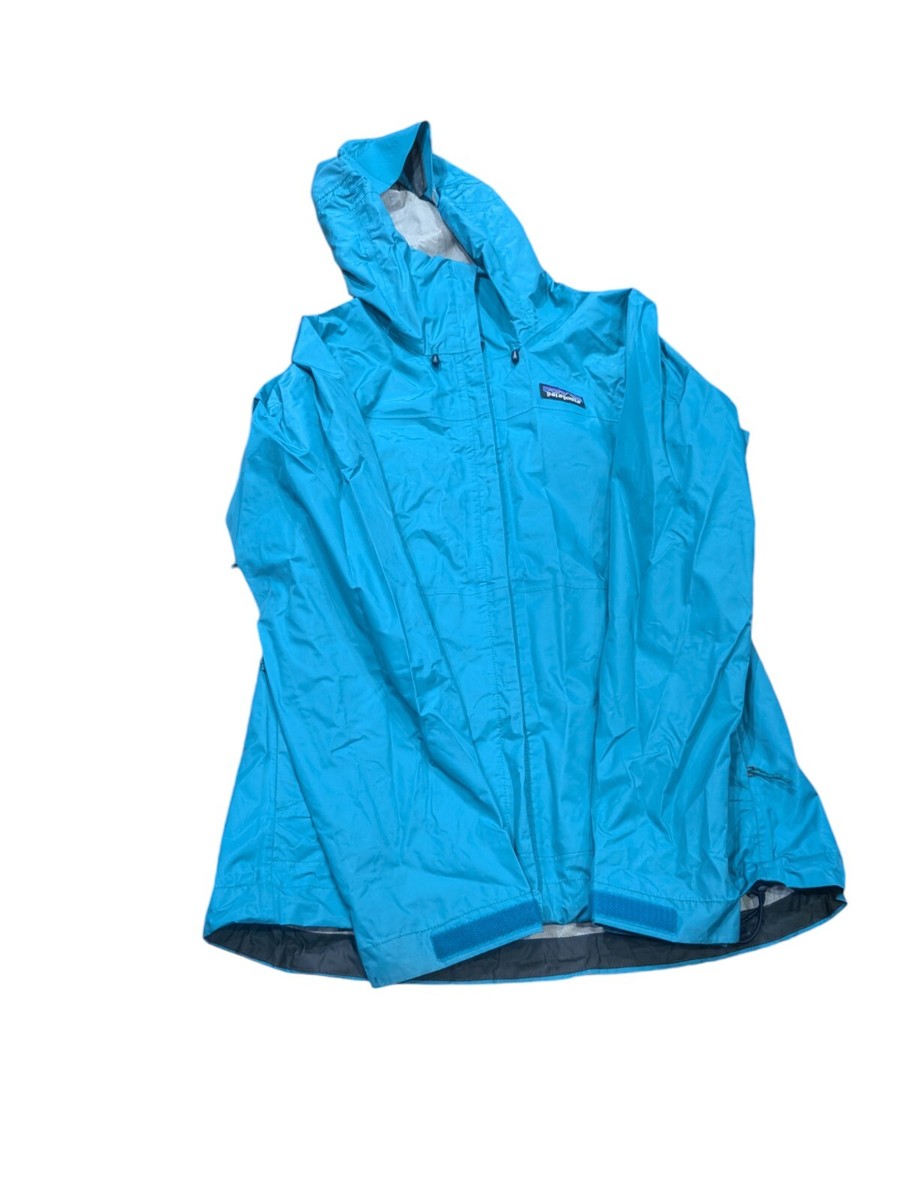 Patagonia Waterproof jacket womens xs Blue Outdoors Camping Hiking