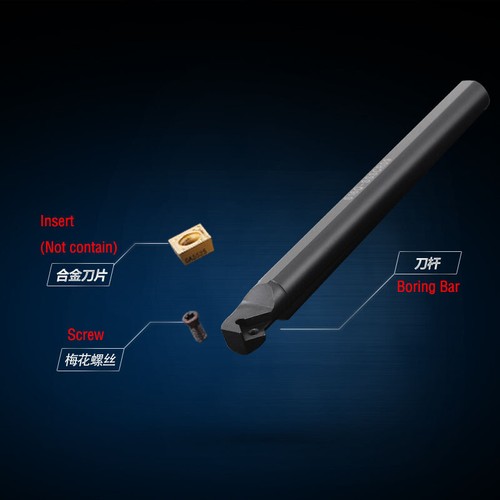 Lathe Internal Boring Bar Holder SSSCR Dia.12MM 16/20MM 25MM Shank for SCMT09T3 - Picture 5 of 8