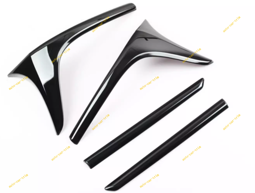 For 2018-2024 Lexus LS Black Steel Car Taillight Trim Tail Light Cover Trim 4X - Bild 4 von 5