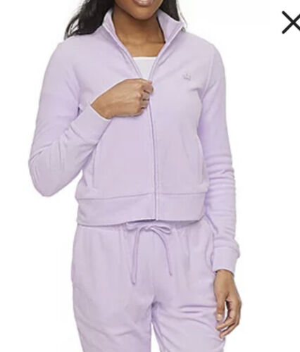 Juicy Couture MEDIUM lilac Tracksuit Terry Cloth Jacket And Pants Set - Picture 2 of 9