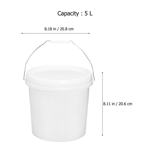 Thickened Sealing Barrel Garden Air Tight Bucket with Lid and Handle Pail - Picture 8 of 12