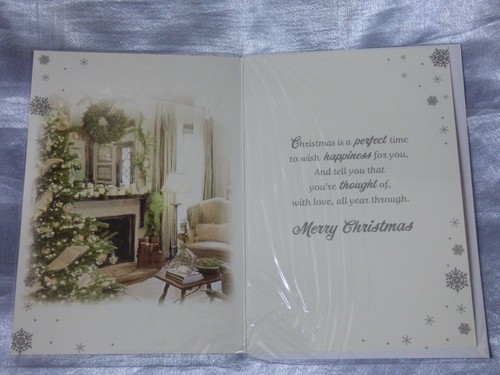 BROTHER AND PARTNER CHRISTMAS CARD TO BROTHER & PARTNER (BOYFRIEND) TRADITIONAL - Picture 2 of 2