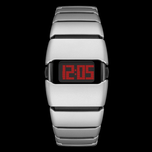 BENLYDESIGN Y2K Mens Watches, Stainless Steel Digital Futuristic Style X6000 - Picture 7 of 14