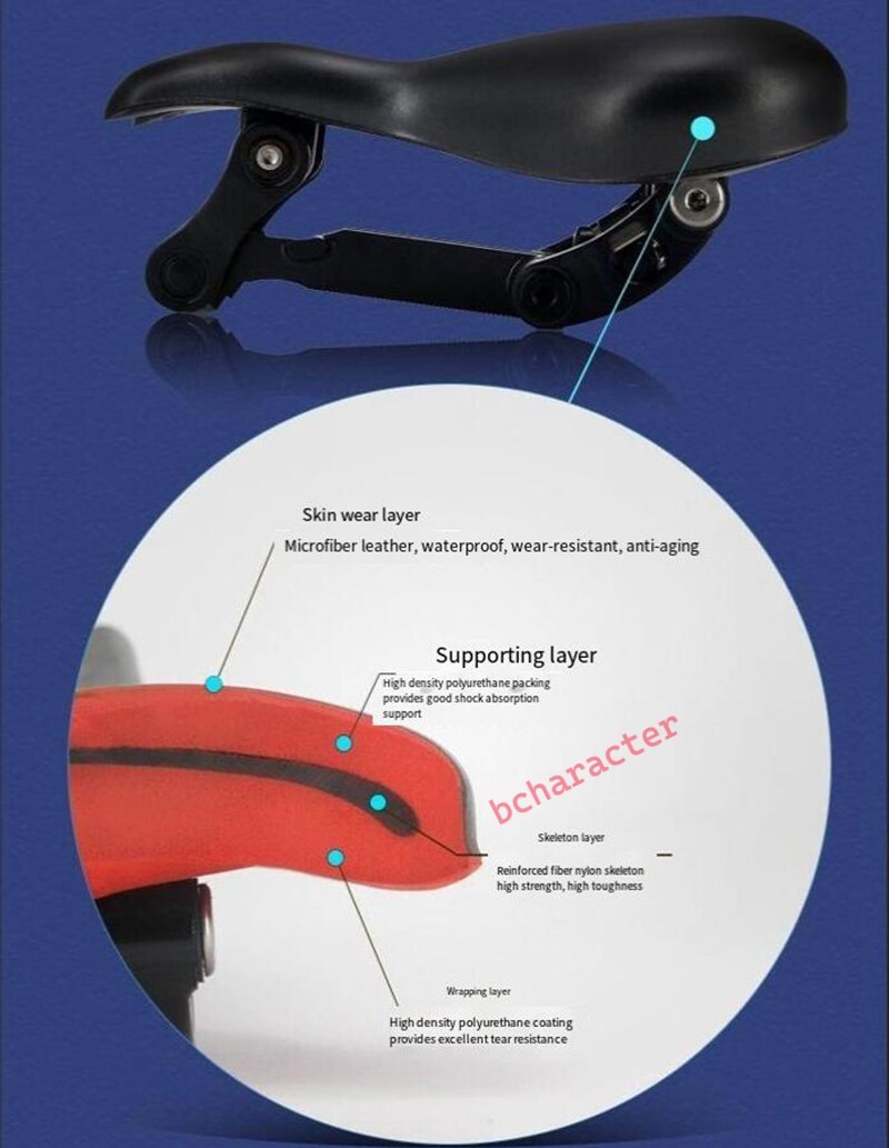 YUNZUO Biomimetic Sports Bike Saddle Mountain Bike Road Bicycle