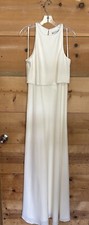 New Jill Jill Stuart Iva Crepe Maxi Dress Size 10 BHLDN White MSRP:  $298