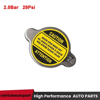 #ad Universal 2.0 Bar 28psi Radiator Cap High Pressure For Honda Mazda Etc $7.00