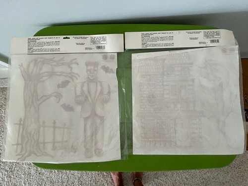 VINTAGE LOT OF 2 -TOPIX EASY IRON-ON TRANSFER & PAINT -HALLOWEEN THEMES - Picture 2 of 6