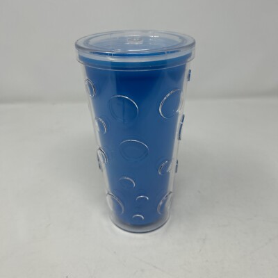 Blue Cup With Lid Color Changing Cold Cup 22oz
