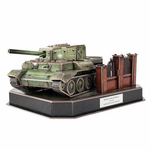 Cubic Fun 3D Puzzle Model Building Kit 1:35 British Cromwell Mk IV WWII Tank - Picture 2 of 6