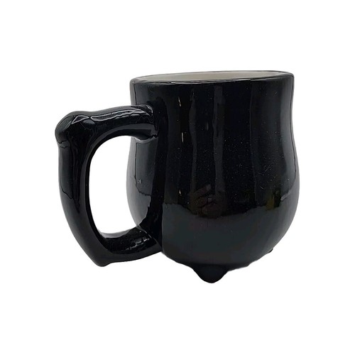 Black Cat Bats Pumpkin Halloween Coffee Mug Footed Ceramic Large 16oz Cup - Imagen 6 de 12