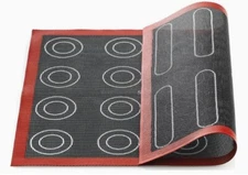 NEW Silikomart Eclair & Choux Silicone Air Mat Black