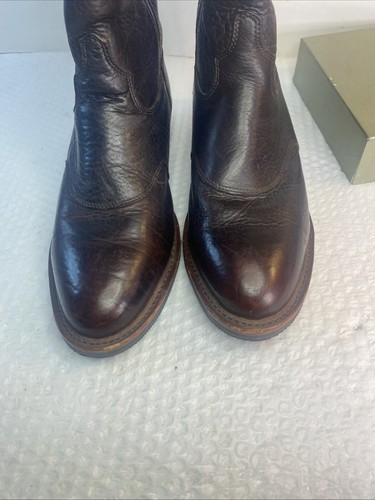 American Made - Chippewa - Bison Leather Cowboy Boots - Size 12 EE - 29555 *read - Picture 5 of 10