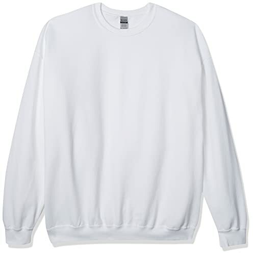 gildan sweatshirt white
