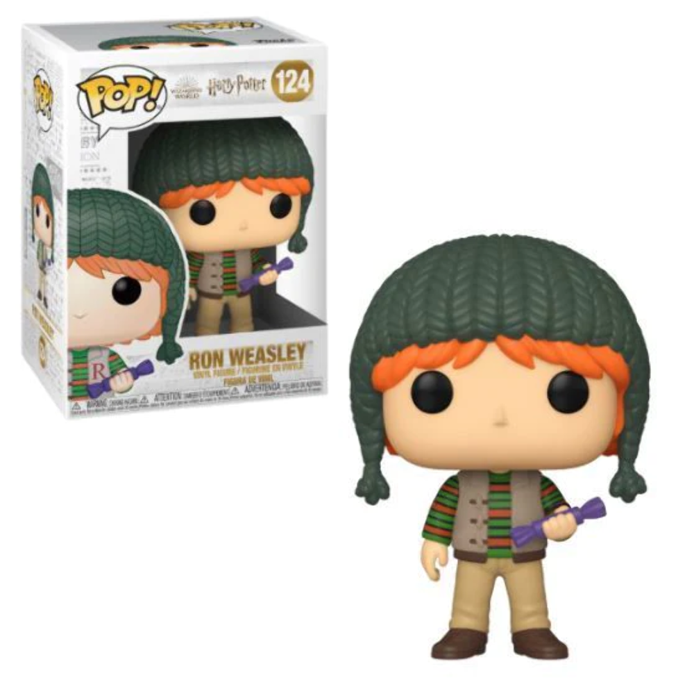 Funko Pop! Harry Potter - Ron Weasley Con Secchio Lumache - Figura Vinile 9,5 Cm Con Custodia Protettiva
