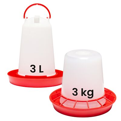 Garronda Set: Hühnertränke & Futterautomat GD-0152