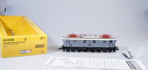 (9052) Brawa 43240 Elektrolok BR E75 09 Analog DSS geprüfter Zustand | Condition: Gebraucht
