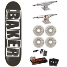 Baker Skateboard Premium Complete Black/White -Spitfire, Independent, Bones Reds