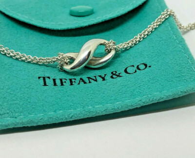 TIFFANY & Co. インフィニティ　ネックレス　ヴィンテージ VINTAGE TIFFANY & CO STERLING SILVER DOUBLE CHAIN INFINITY