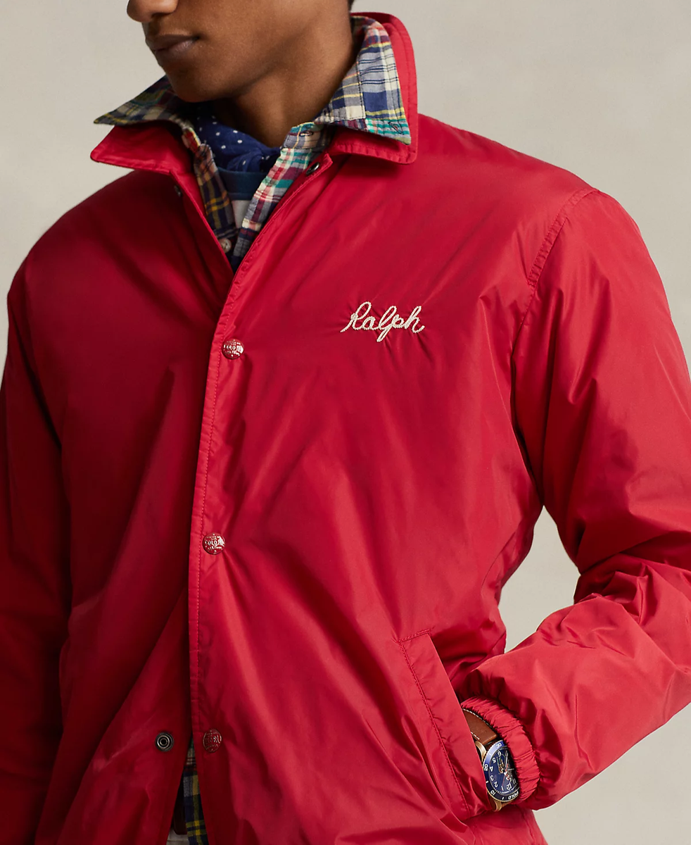 Polo Ralph Lauren レッドジャケット Mサイズ Polo Ralph Lauren Men's Hooded Jacket - Size M