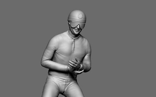 Minichamps Burago in resina acquatica 3D motociclista Walter Zeller ecc. - Foto 21 di 25