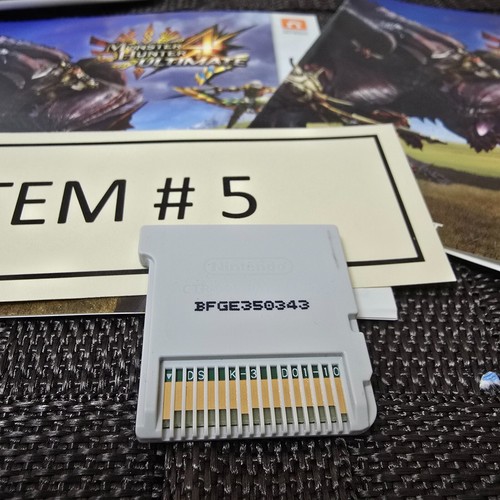 Monster Hunter 4 Ultimate (Nintendo 3DS, 2015), Authentic, Tested, Various Cond - Picture 20 of 62