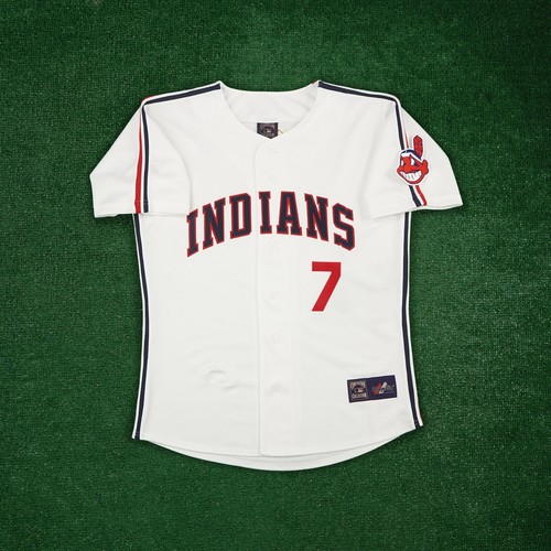 Kenny Lofton 1993 Cleveland Indians Men's Home White Cooperstown Jersey - Picture 2 of 7