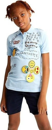 2-Pack French Toast Girls' Short Sleeve Stretch Pique Polo Shirt 1621182 1608749 - Picture 6 of 24